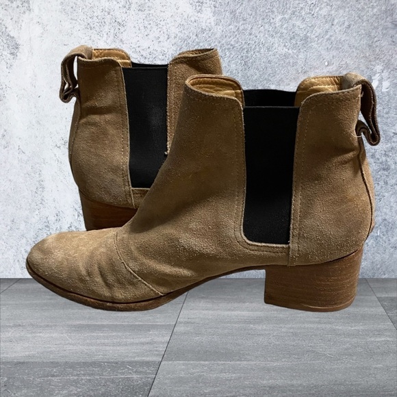 Rag & Bone Women’s Beige Brown Suede Walker Ankle Boots Camel Size 39 Nubuck 8 - Picture 12 of 14